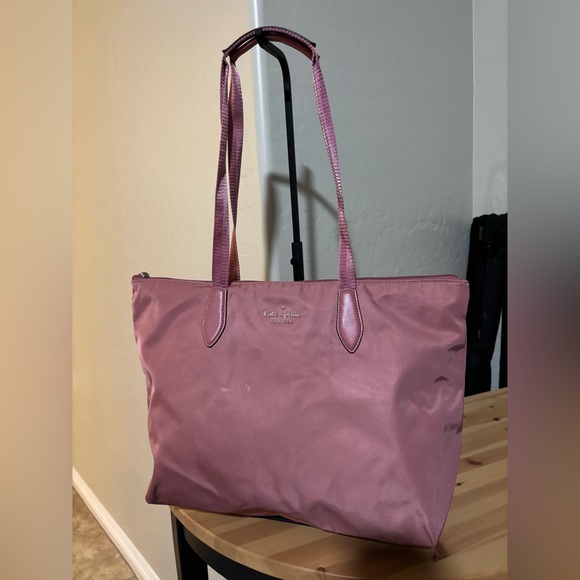 kate spade Handbags - Kate Spade Mauve Nylon Tote
